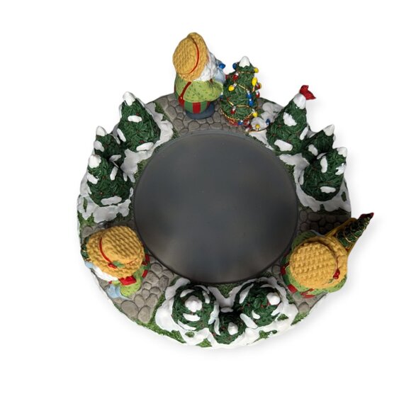 The White Barn Candle Co Christmas Trees w/Santa Jar Candle Holder - Picture 7 of 10